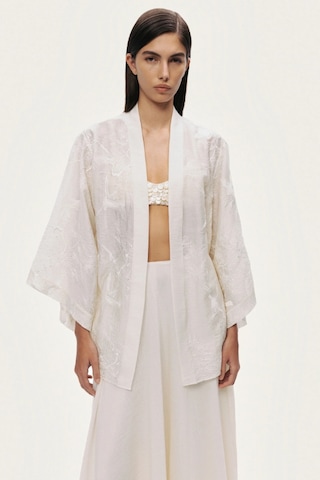 N26yn11149 Nocturne Kimono Ekru