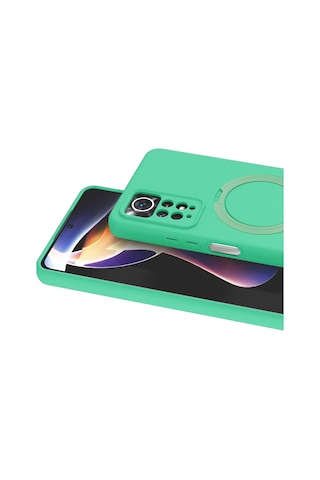 Newface - 861 - Xiaomi Redmi Note 12 Pro 4g Regal Magsafe Standlı Kapak - Spt-gld - - Yeşil
