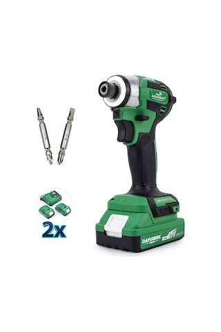 Dawreek BT0208 Akülü Torklu Vidalama Makinesi - Yeşil