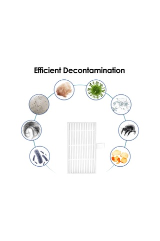 Leasetake Dreame Mova E10/ E20 Plus Elektrikli Süpürge Aksesuarları İçin Yedek Parça Ana Yan Fırça Hepa Filtre Paspas Pedi