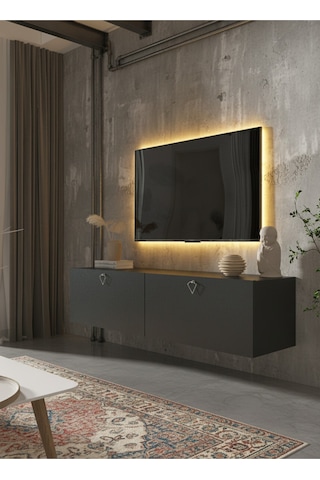 Resital Tv Ünitesi S1245-4 Antrasit Antrasit