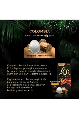 L'or Espresso Origin Colombia Fırsat Paketi 3 x 10 Kapsül