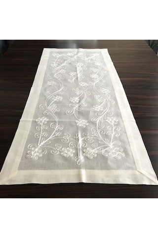 Çeyizlik Ipek Dokuma Dantelsiz Şemen %100 Ipek El Işçiliği