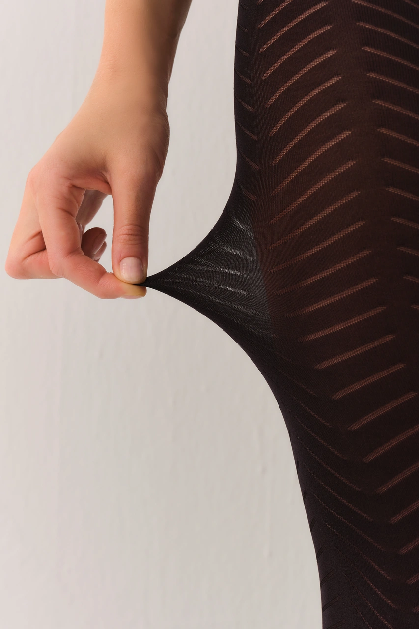 Suwen Graceful Lines Külotlu Çorap Sc4003012 Siyah