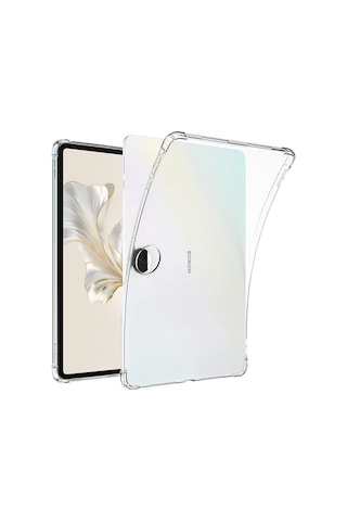Uray Store Huawei Honor Pad 9 Kılıf Anti Shock Tablet Silikon - Şeffaf Arka Kapak