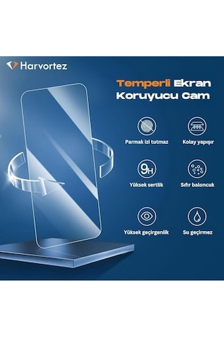İphone 15/16 Ekran Koruyucu İçin Kolay Takılan , 9h Güçlü Temperli Cam, Yüksek Çözünürlük, Çizilmeye Dayanıklı, Kılıf Dostu, Yok Hissi Verir - Siyah Köşesiz