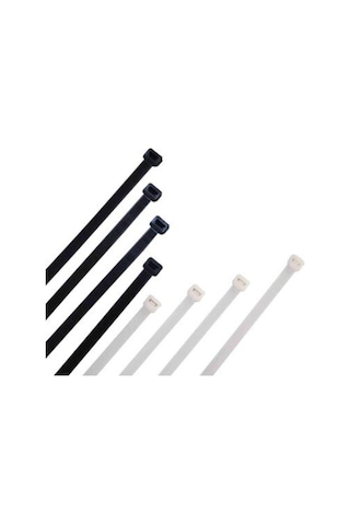 Kablo Bağı & Plastik Kelepçe & Cırt Kelepçe 3,6x150 Siyah 100 Adet Paket