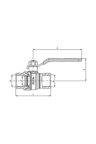 Eca 1/2'' İçme Suyu Küresel Valfi/vana 602122168 Tam Geçişli Genel