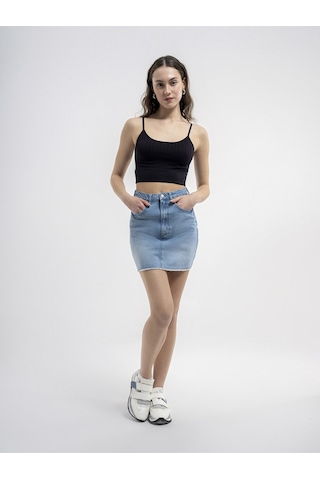 Kadın Mavi Etek - Lf2036210 Mavi