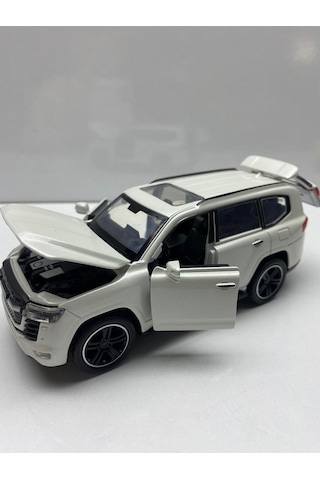 Diecast, Jip Metal Model Araç Oyuncak Araba Toyota Jeep Land Cruıser Çek Bırak 15 Cm Diğer