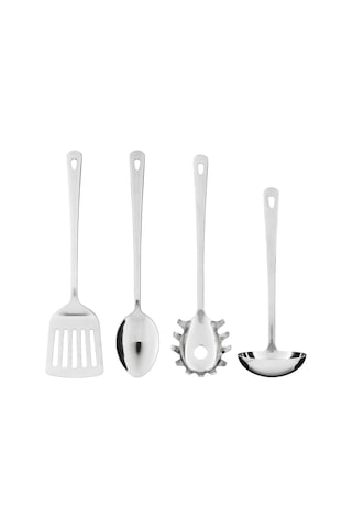 Ikea Grunka 4 Parça Mutfak Gereci Seti, Paslanmaz Çelik Çok Renkli
