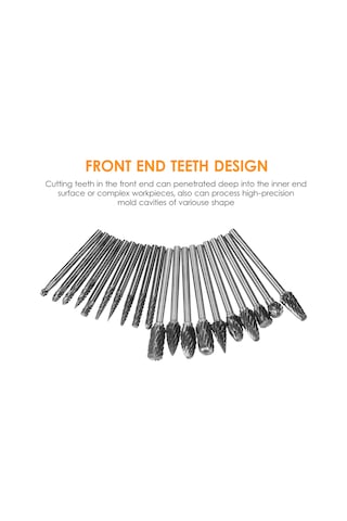 Xindoker 20 Adet Tungsten Carbide Testere Dişli Ahşap File Seti - Farklı Tip Ve Boyutlar, Plastik Kutu İle