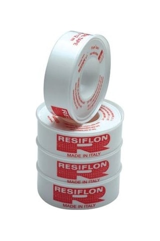 Resiflon Teflon Bant 1000 Adet - 12 mm x 0.076 mm x 12 Metre