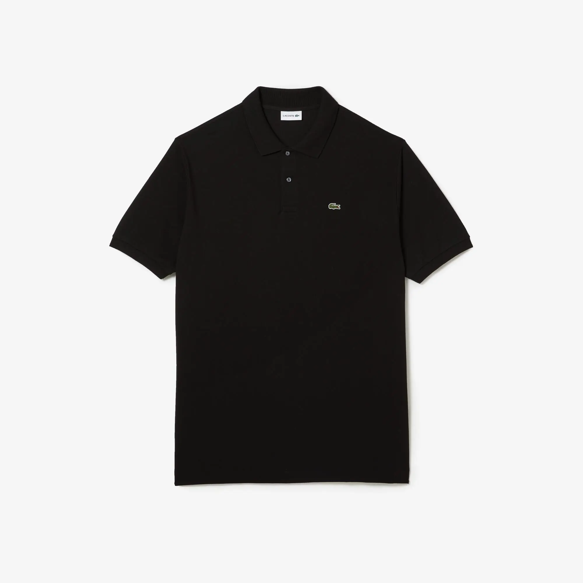 Lacoste Geniş Beden Erkek Polo T-shirt Siyah