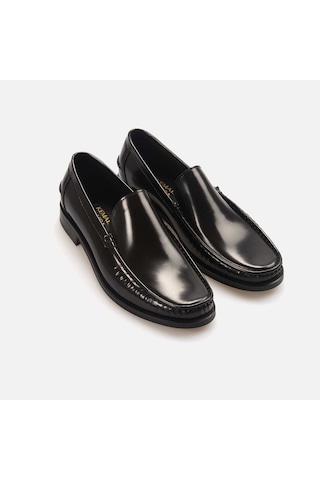 Kemal Tanca Bağcıksız Erkek Loafer 6219 Siyah