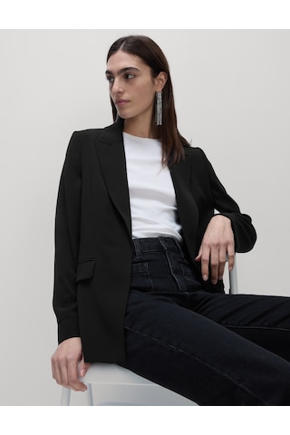 Marks & Spencer Relaxed Fit Blazer Ceket Siyah