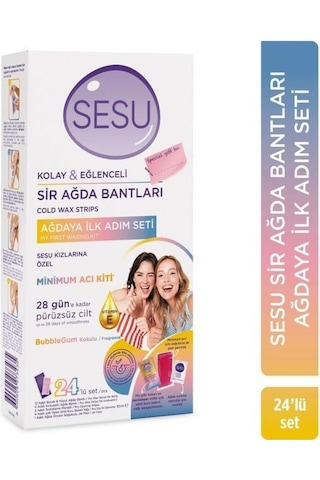 Sesu Sir Ağda Bantları Ağdaya İlk Adım Seti 24'lü
