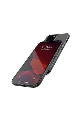 Mobilteam Apple iPhone 12 Uyumlu İmax Silikon-siyah Siyah