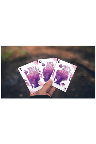 Mpc Lonely Wolf Purple Bocopo Oyun Kağıdı İskambil Kartları