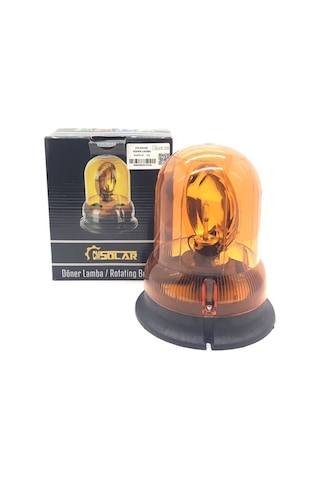 Cmsolar 12 Volt Ampullü Döner Lamba (Mıknatıssız) (490127540)