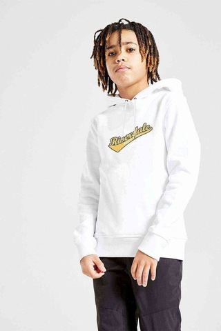 Tshirthane Riverdale High School Baskılı Unisex Çocuk Sweatshirt Beyaz