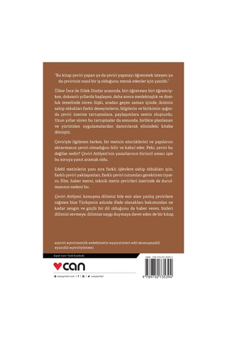 Can Yayınları - Çeviri Atölyesi - 9789750735394 9789750735394