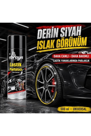 Oto Lastik Ve Tampon Parlatıcı Sprey 500 Ml - Universal