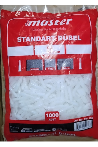 Master Plastik Dubel 8 Mm 1 Pk 1000 Ad