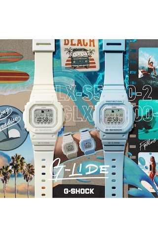 Casıo G-shock Glx-s5600-7bdr Beyaz Renk 20 Atm Su Geçirmez Yeni Dijital Kadın Kol Saati Siyah
