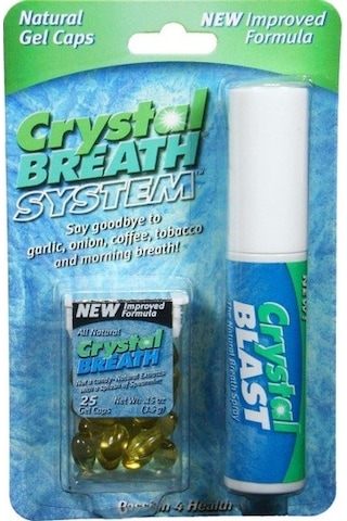 Crystal Breath Ağız Spreyi + Taze Nefes Kapsülleri 25'li