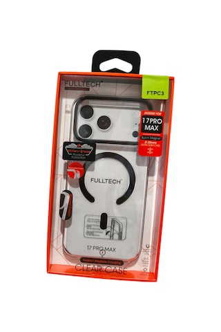 Apple iPhone 17 Pro Max Uyumlu Ftpc3 Magsafe Şarj Destekli Şeffaf Kılıf