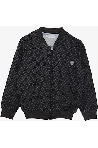 Breeze Girls & Boys Erkek Çocuk Hırka Fermuarlı Arma 2-6 Yaş, Antrasit-antrasit Antrasit