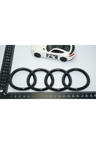 Dk Tuning Audi Bagaj Oval 192mm Siyah Halka Rozet Amblem Arma