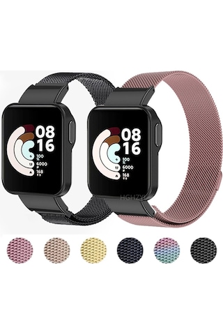 Xiaomi Redmi Watch 2 Lite Kordon Kasalı Milano Loop Metal Kordon