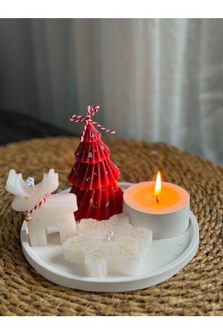 Kübra Design Candles Yılbaşı Özel Kokulu Mum Seti