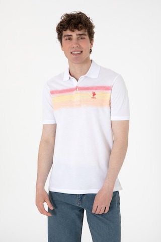 U.S. Polo Assn. Erkek Regular Fit Polo Yaka Turuncu Tişört 50300365-VR202