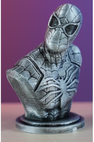 Spider Man - Örümcek Adam Boyalı Büst / Figür - Biblo 10 Cm