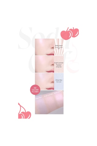 İnci Işıltıları İçeren Aydınlatıcı Paleti Perıpera V Highlighter Ad 002 Clear Flash 53405872