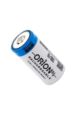 Orion 16340 3.7v 850 Mah Pil Cr123a Lityum Şarjlı Pil