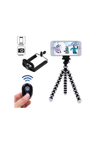 Akıllı Telefonlar İçin Masaüstü Tripod Seti