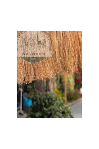 Dekoratif Hasır Otu 200x190 Ev&bahçe Stil Dış Mekan & Bahçe Dekor Açık Bej