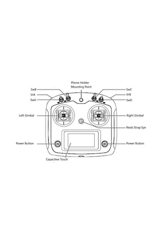 Flysky FS-i6S 2.4GHz 10 Kanal Kumanda ve FS-IA10B Alıcı