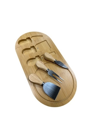 Ahşap Peynir Kesme Ve Sunum Seti Diğer