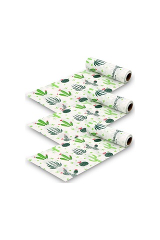 Ve Aktivite Piknik Örtüsü Kullan At Sıvı Geçirmez 3 Rulo Rulo Içi 10 Adet Kaktüs 100x120cm Çok Renkli