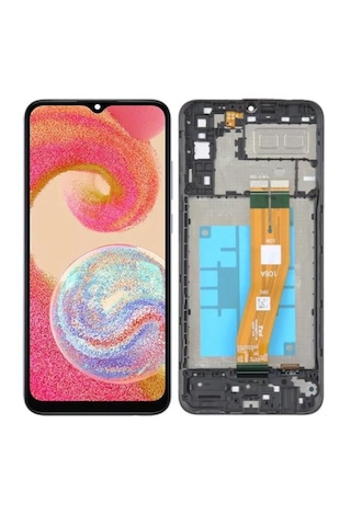 Samsung Galaxy Uyumlu A04e Sm A042f Lcd Ekran Dokunmatik Çıtalı Servis