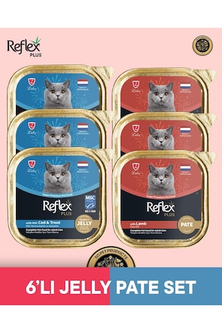 Reflex Plus Kedi Maması 6'lı Jelly Pate Set