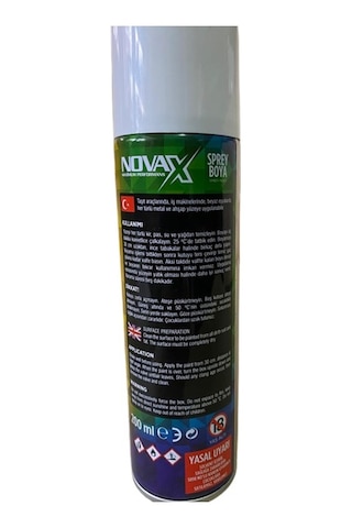 Novax Sprey Boya 200 ML Beyaz N11.4383