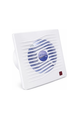 Dündar 18Cm L-12 230 220 V Monofaze Ev Tipi Plastik Fan Aspiratör