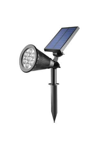 7w Güneş Enerjili & Solar Kazıklı Beyaz Işık Aydınlatma Armatürü