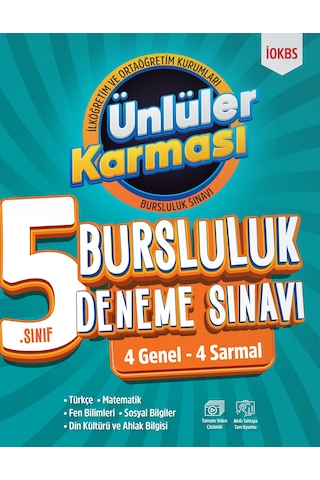 5.sınıf İokbs 4+4 Bursluluk Denemesi 5.sınıf İokbs 4+4 Bursluluk Denemesi
